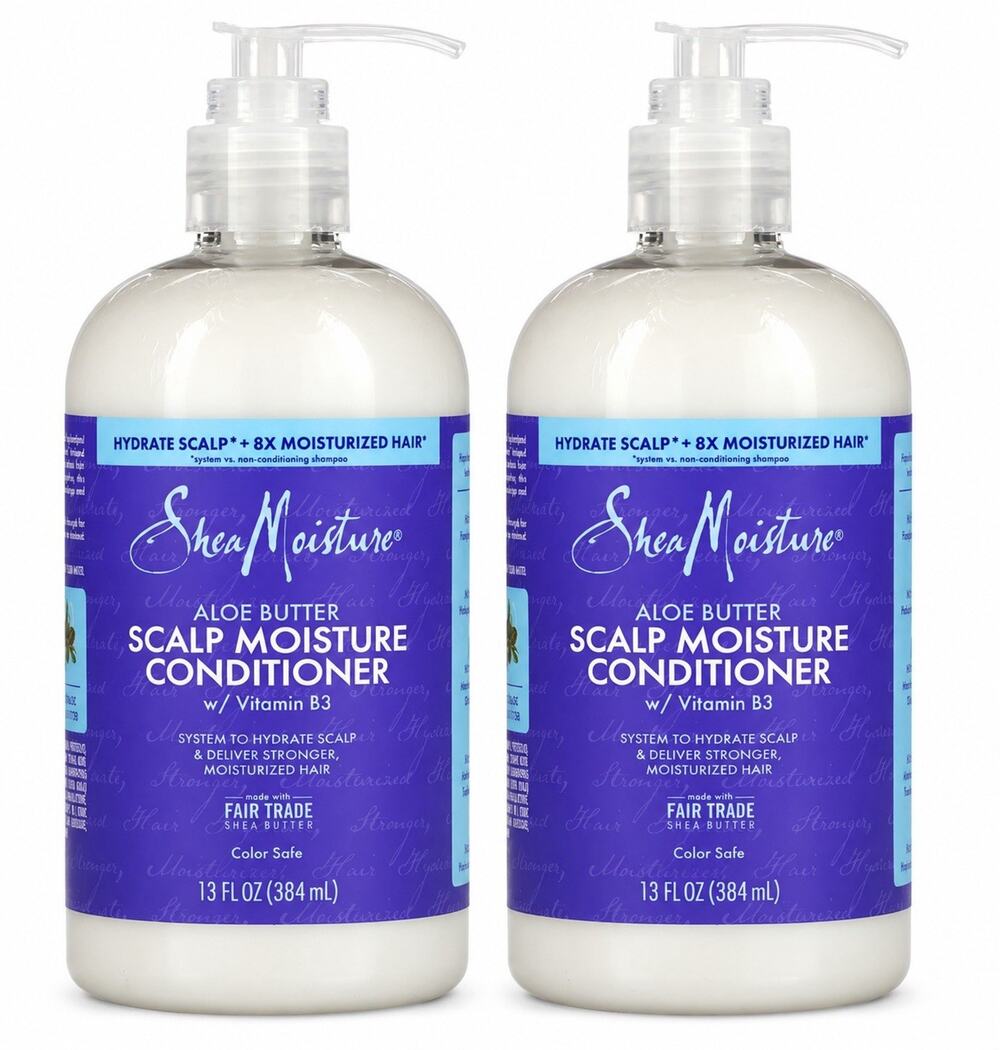 SheaMoisture Scalp Moisture Conditioner Aloe Butter 13 fl oz 2 Pack